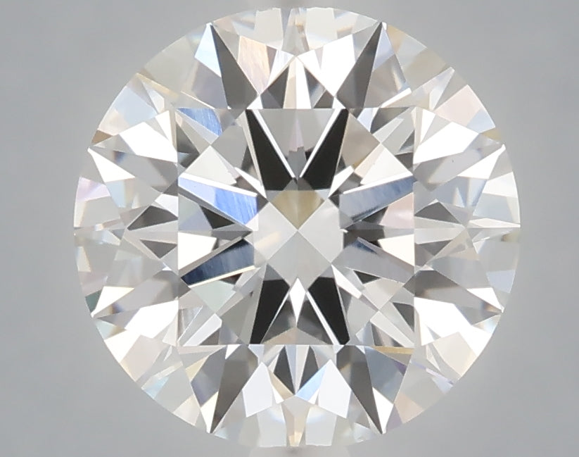 3.09 carat round lab grown diamond E color VS1 clarity