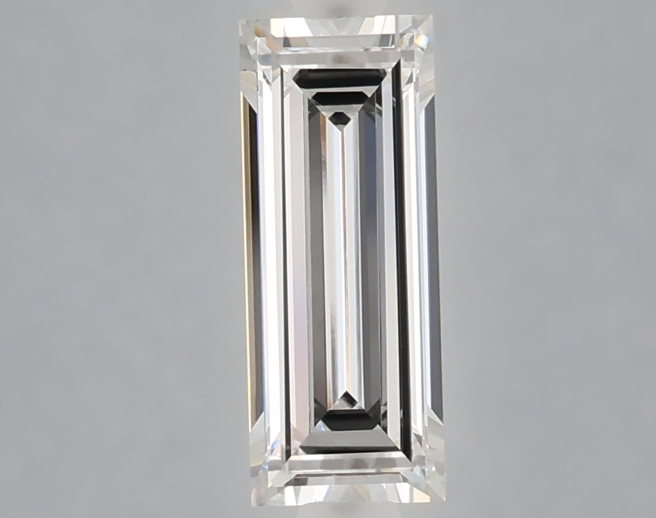 1.06 carat baguette lab grown diamond E color VVS2 clarity