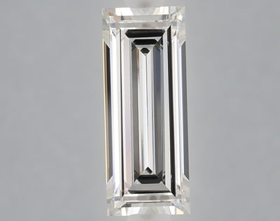 1.06 carat baguette lab grown diamond E color VVS2 clarity
