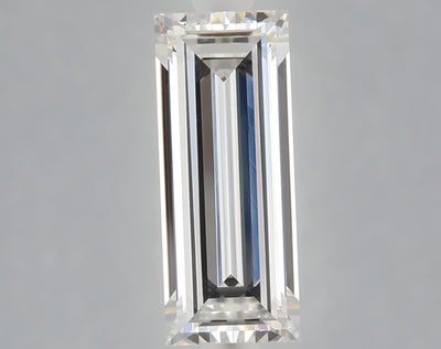 1.07 carat baguette lab grown diamond E color VVS2 clarity