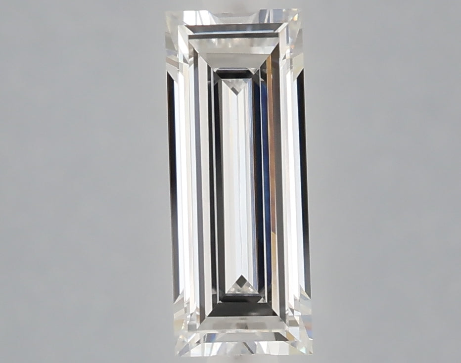 1.05 carat baguette lab grown diamond E color VVS2 clarity