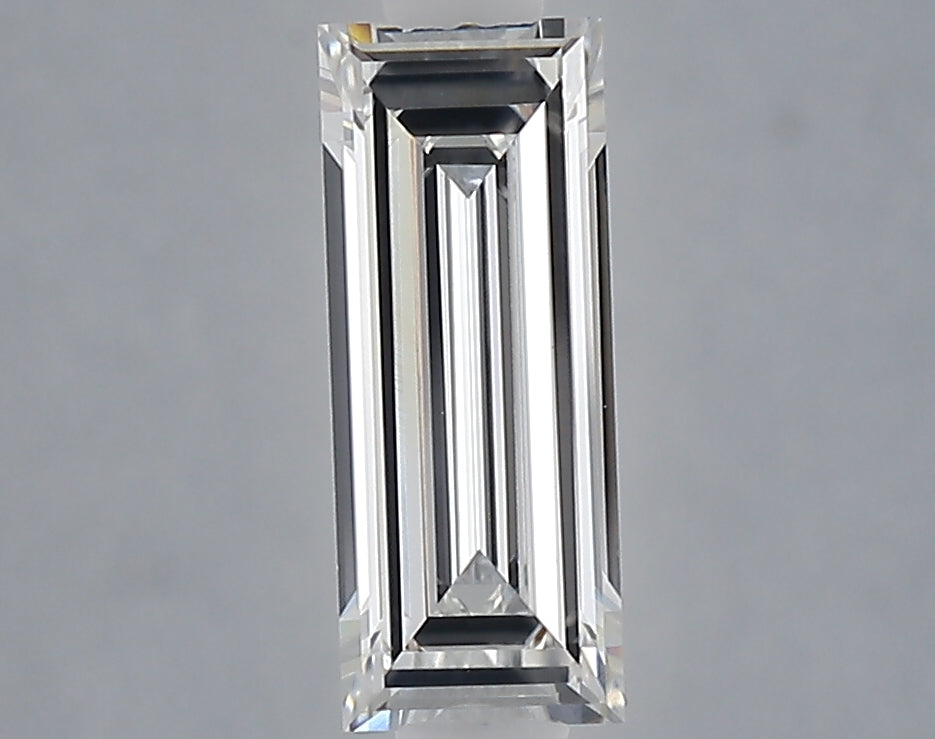 1.04 carat baguette lab grown diamond E color VVS2 clarity