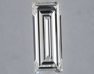 1.04 carat baguette lab grown diamond E color VVS2 clarity