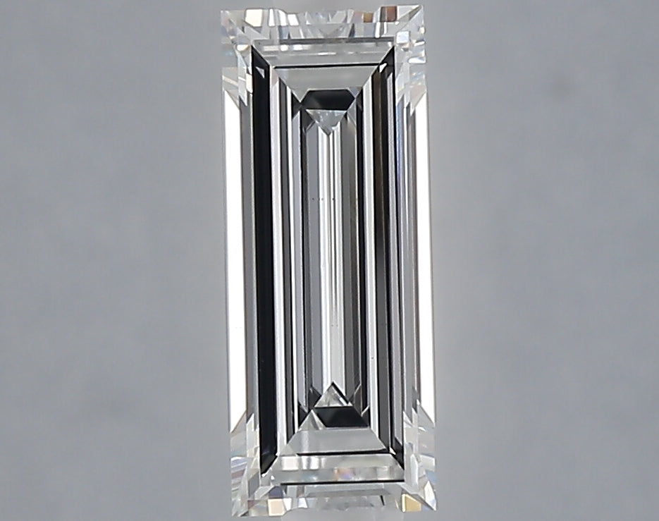 1.06 carat baguette lab grown diamond E color VVS2 clarity
