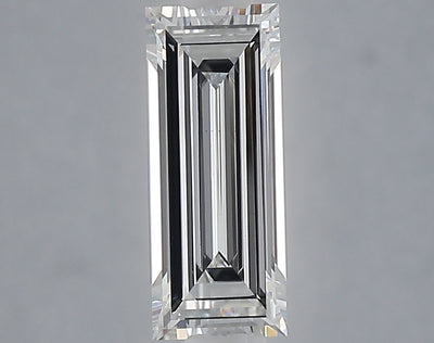 1.06 carat baguette lab grown diamond E color VVS2 clarity