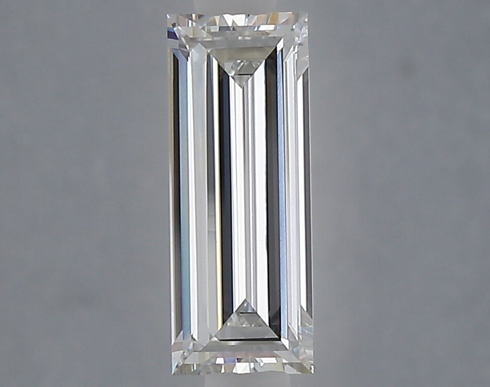 1.00 carat baguette lab grown diamond E color VVS2 clarity
