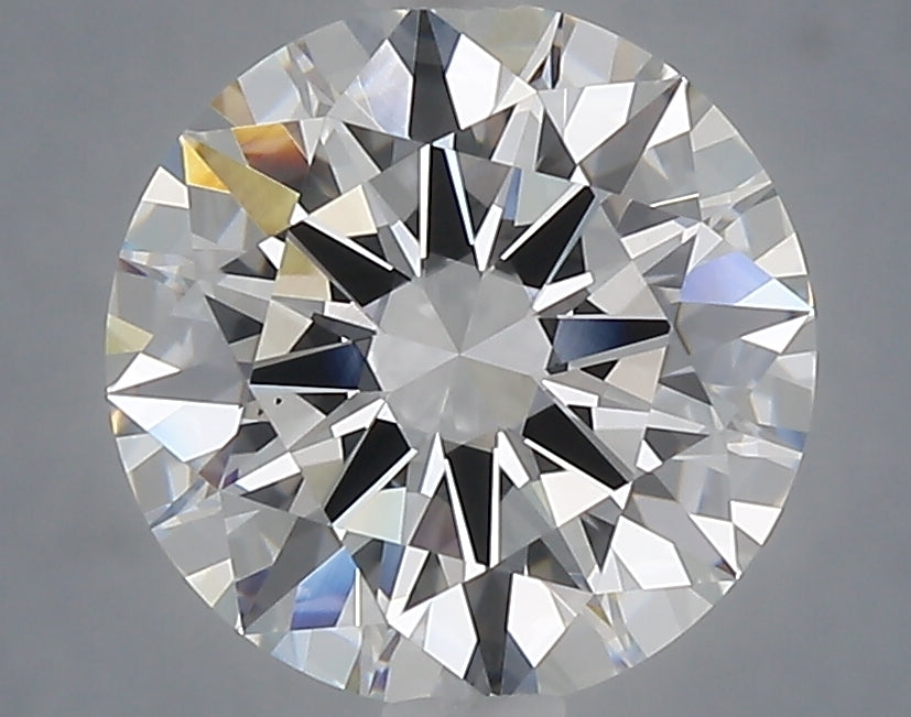 3.01 carat round lab grown diamond E color VS1 clarity