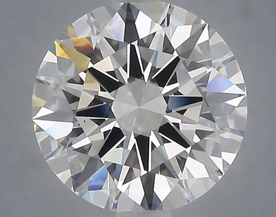 3.01 carat round lab grown diamond E color VS1 clarity