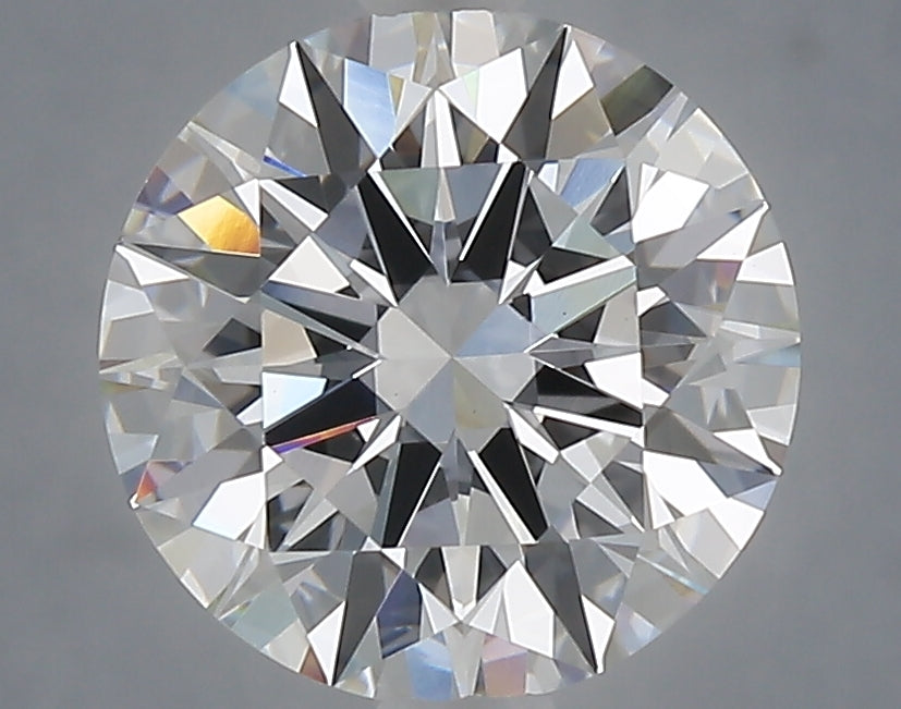 3.07 carat round lab grown diamond E color VVS2 clarity