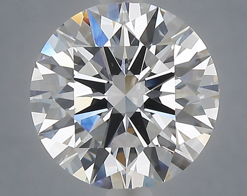 3.03 carat round lab grown diamond E color VVS2 clarity