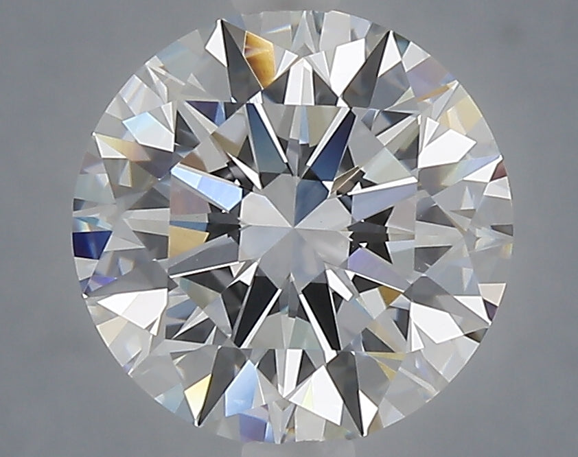 3.04 carat round lab grown diamond E color VVS2 clarity