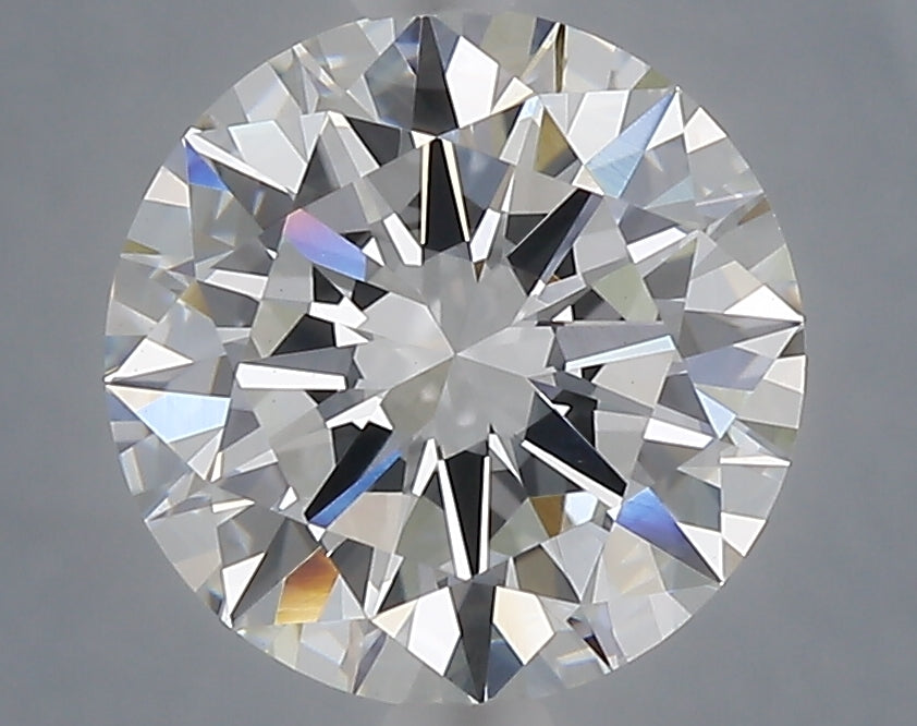 3.02 carat round lab grown diamond E color VS1 clarity