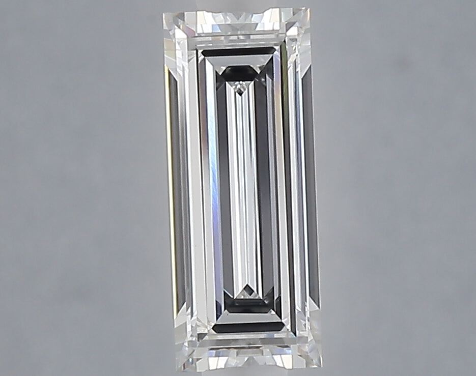 1.04 carat baguette lab grown diamond E color VVS2 clarity