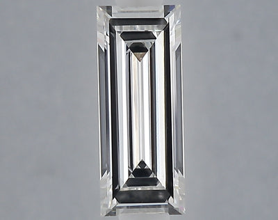 1.03 carat baguette lab grown diamond E color VVS2 clarity