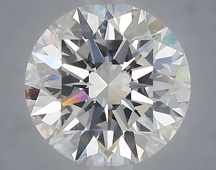 3.06 carat round lab grown diamond E color VVS2 clarity