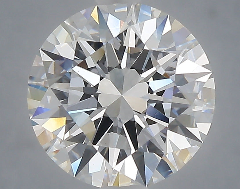3.02 carat round lab grown diamond E color VS1 clarity