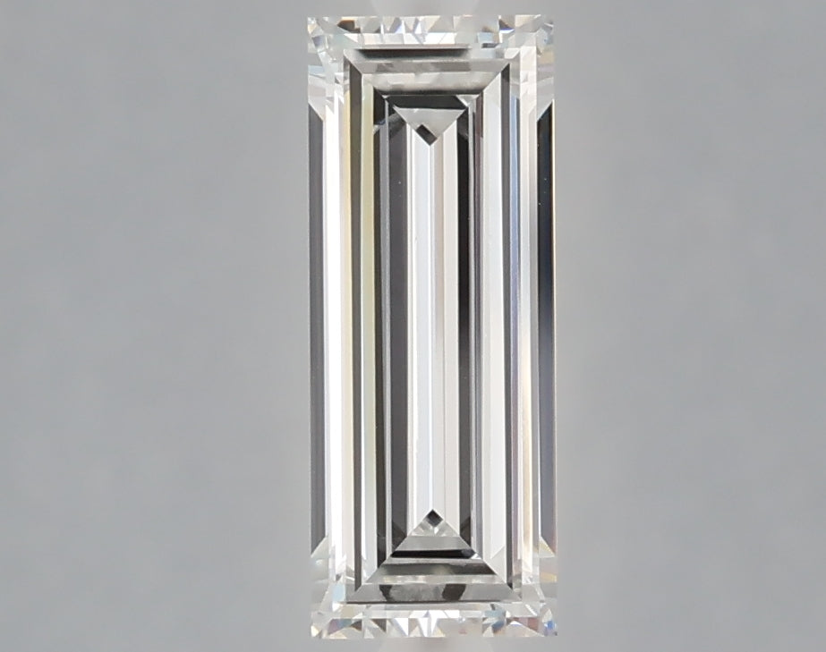 1.05 carat baguette lab grown diamond E color VVS2 clarity