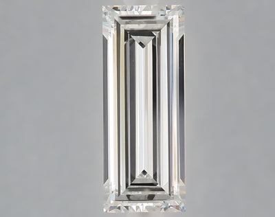 1.05 carat baguette lab grown diamond E color VVS2 clarity