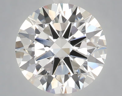 3.02 carat round lab grown diamond E color VVS2 clarity