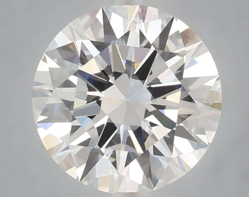 3.03 carat round lab grown diamond E color VVS2 clarity