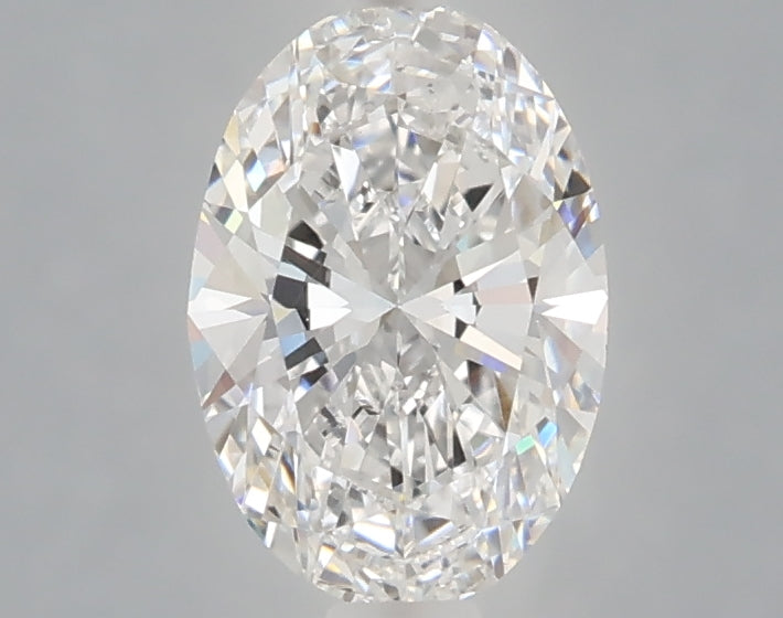 1.07 carat oval lab grown diamond D color VVS2 clarity