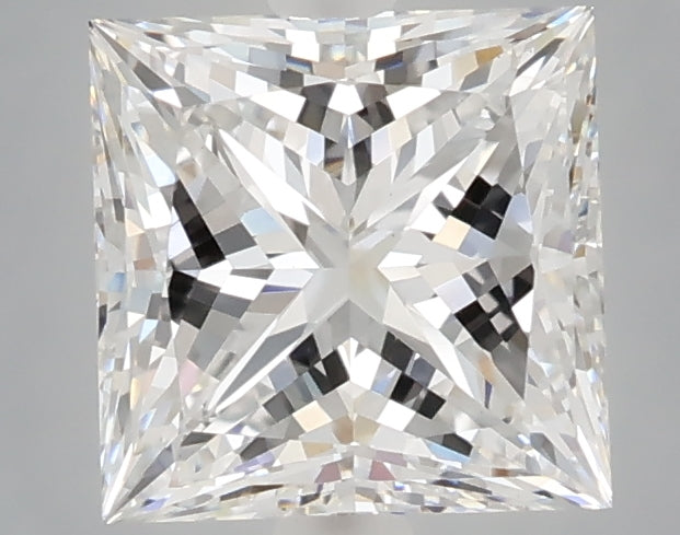 2.09 carat princess lab grown diamond D color VS1 clarity