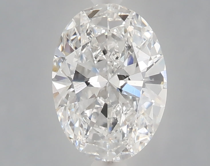 1.10 carat oval lab grown diamond D color VS1 clarity
