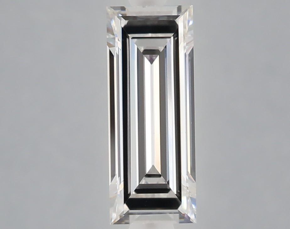 1.06 carat baguette lab grown diamond E color VVS2 clarity