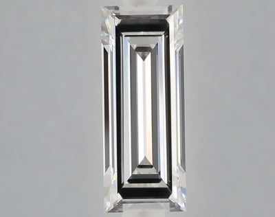 1.06 carat baguette lab grown diamond E color VVS2 clarity