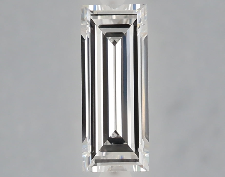 1.04 carat baguette lab grown diamond E color VVS2 clarity