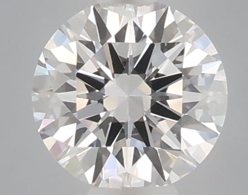 0.34 carat round lab grown diamond E color VVS2 clarity