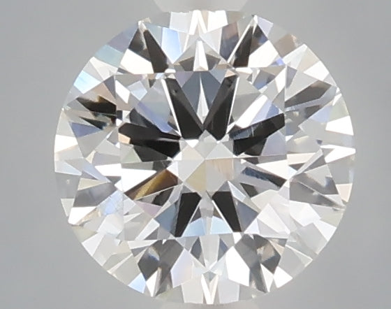 0.55 carat round lab grown diamond D color VVS2 clarity