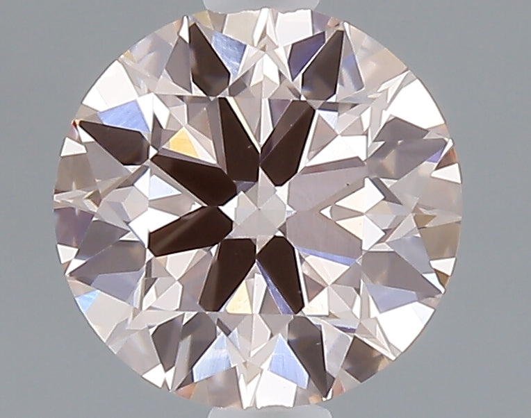 1.22 carat fancy intense pink round lab grown diamond VVS2 clarity