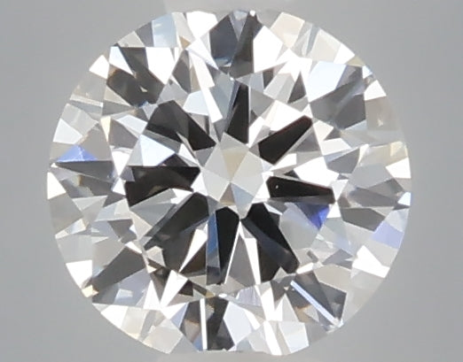 0.29 carat round lab grown diamond D color VVS2 clarity