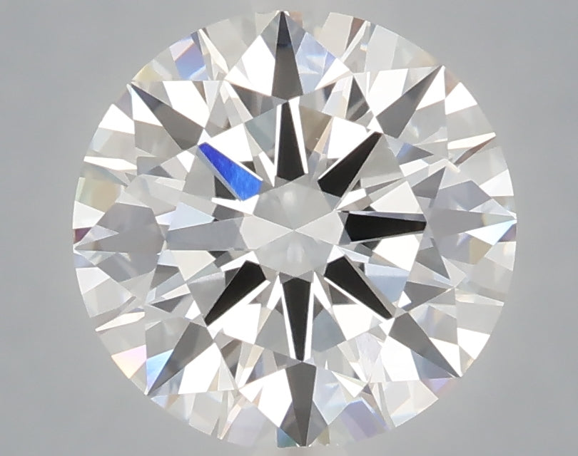 3.04 carat round lab grown diamond E color VVS2 clarity