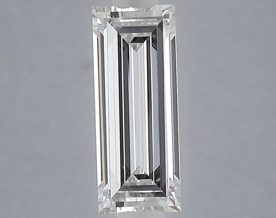 1.05 carat baguette lab grown diamond D color VVS2 clarity