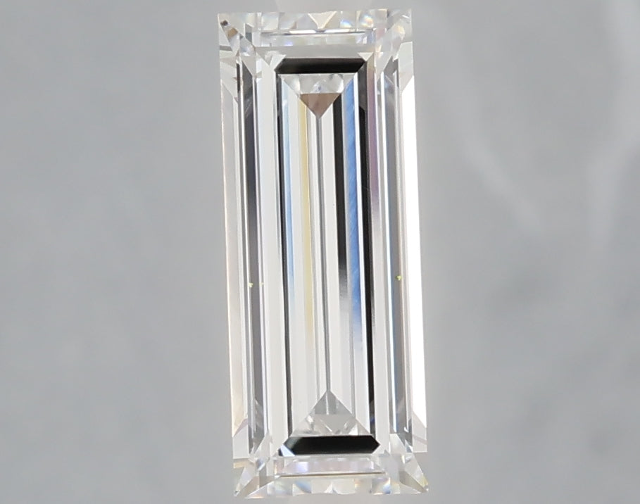 1.05 carat baguette lab grown diamond E color VVS2 clarity