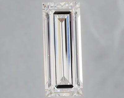 1.05 carat baguette lab grown diamond E color VVS2 clarity