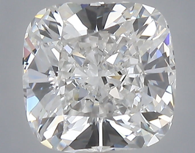 1.04 carat cushion lab grown diamond E color VVS2 clarity