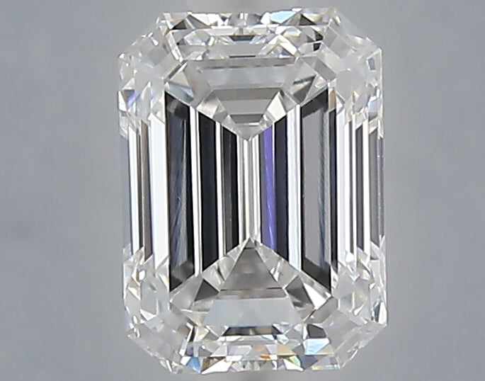 1.50 carat emerald lab grown diamond E color VVS2 clarity