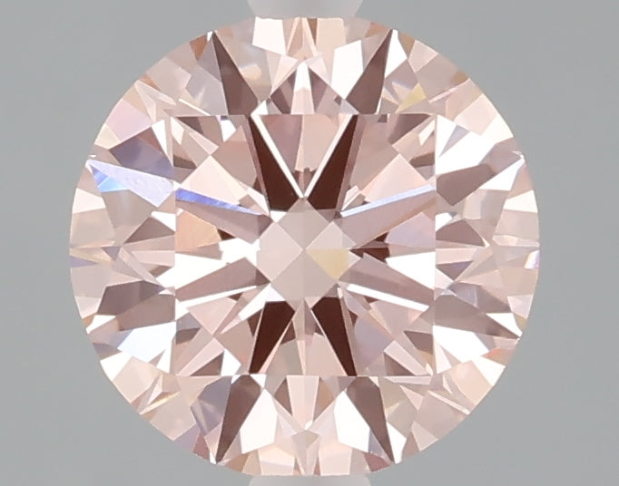 1.81 carat fancy intense pink round lab grown diamond VVS2 clarity