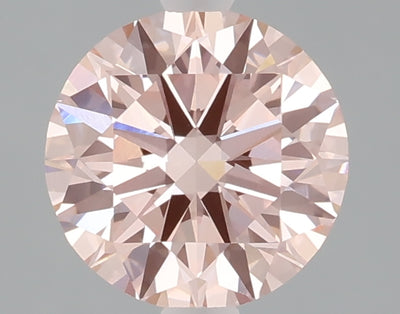 1.81 carat fancy intense pink round lab grown diamond VVS2 clarity
