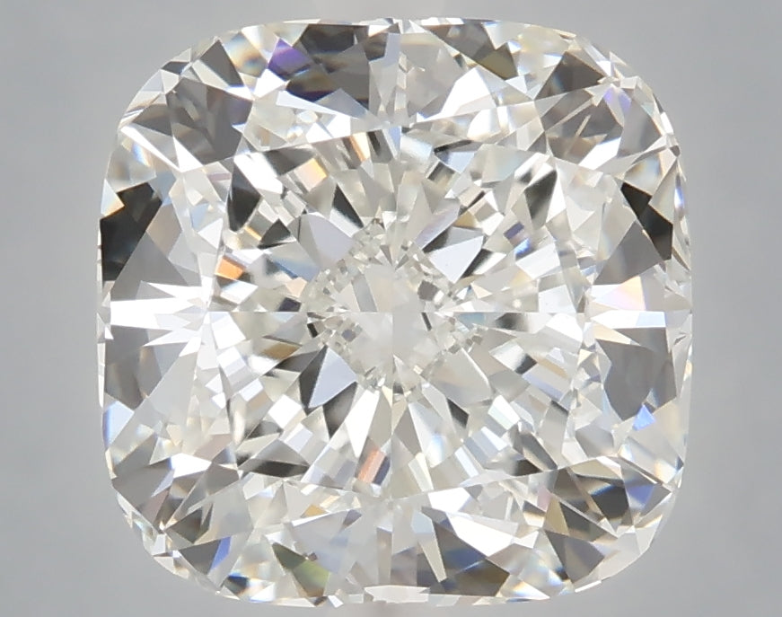 5.33 carat cushion lab grown diamond F color VVS2 clarity