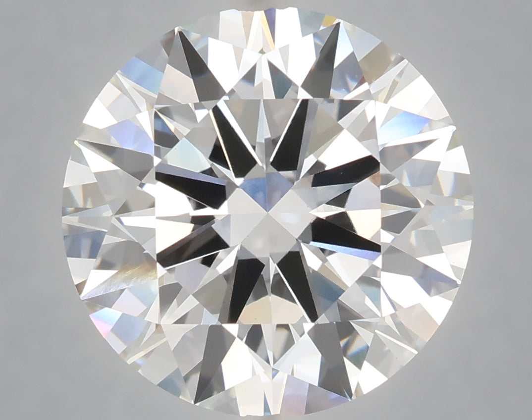 7.26 carat round lab grown diamond E color VVS2 clarity