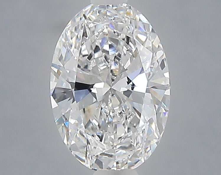 1.10 carat oval lab grown diamond D color VVS2 clarity