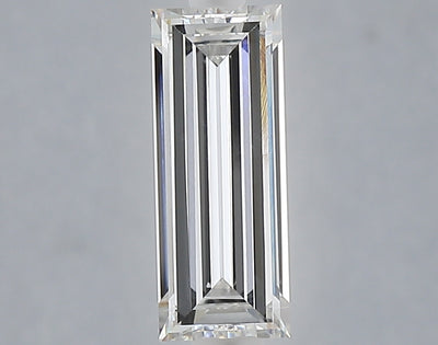 1.01 carat baguette lab grown diamond E color VVS2 clarity