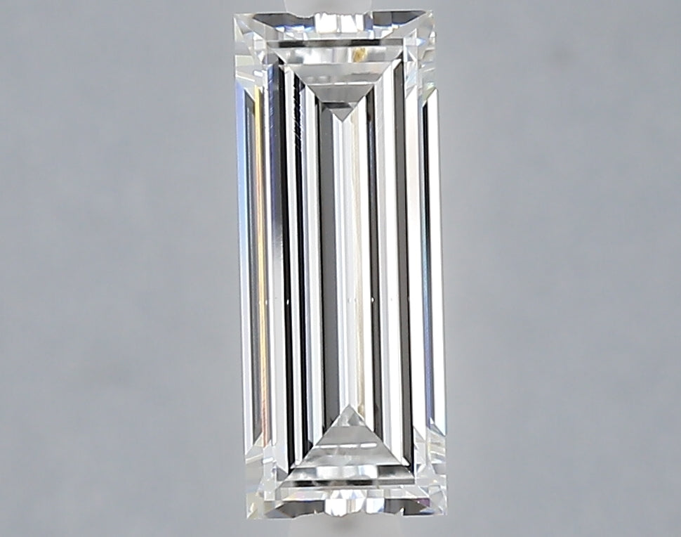 1.04 carat baguette lab grown diamond E color VS2 clarity