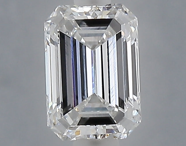 1.02 carat emerald lab grown diamond D color VVS2 clarity