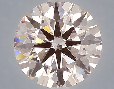 2.76 carat fancy intense pink round lab grown diamond VVS2 clarity