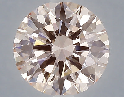 2.70 carat fancy intense pink round lab grown diamond VVS2 clarity